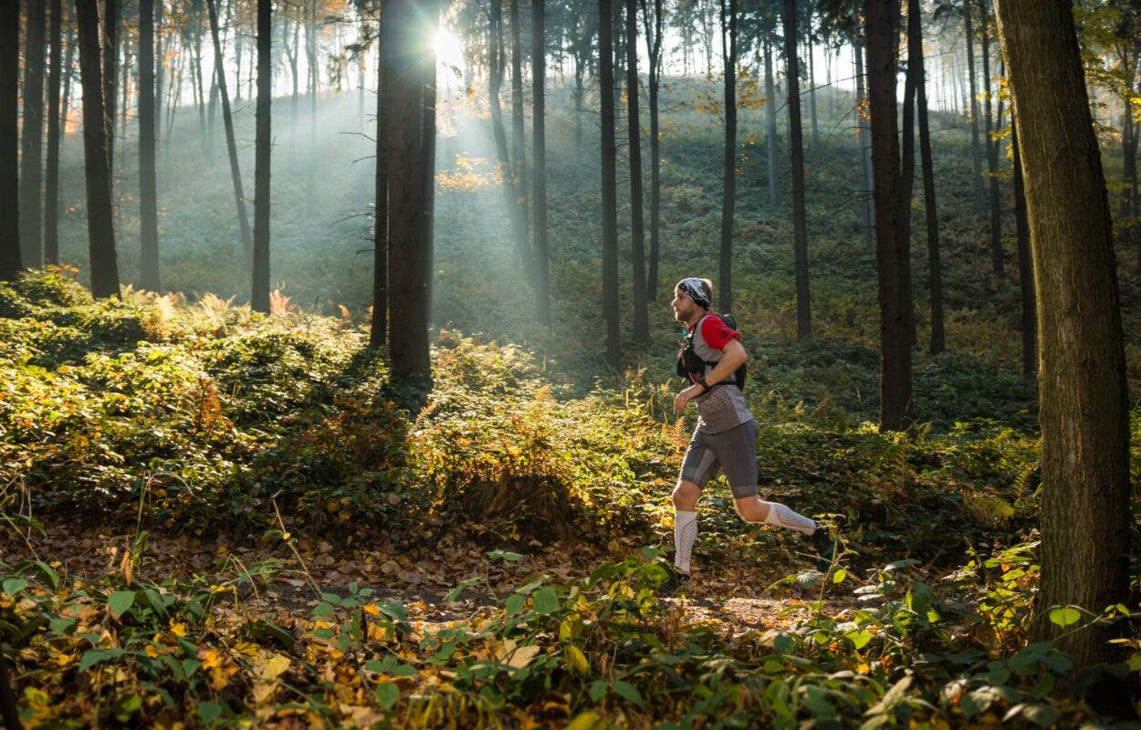 Trail running 3-min Trail running 3-min